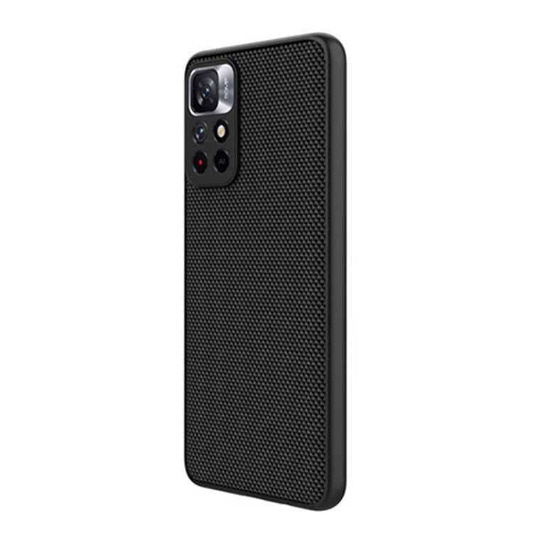 For Xiaomi Redmi Note 11 5G / 11T 5G / 11S 5G / Poco M4 Pro 5G NILLKIN 3D Textured Nylon Fiber TPU Phone Case(Black) - Redmi Note 11 Case by NILLKIN | Online Shopping South Africa | PMC Jewellery