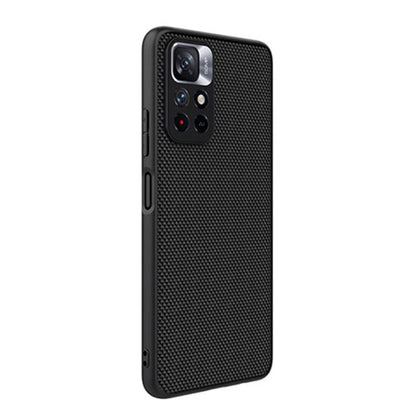 For Xiaomi Redmi Note 11 5G / 11T 5G / 11S 5G / Poco M4 Pro 5G NILLKIN 3D Textured Nylon Fiber TPU Phone Case(Black) - Xiaomi Cases by NILLKIN | Online Shopping South Africa | PMC Jewellery | Buy Now Pay Later Mobicred