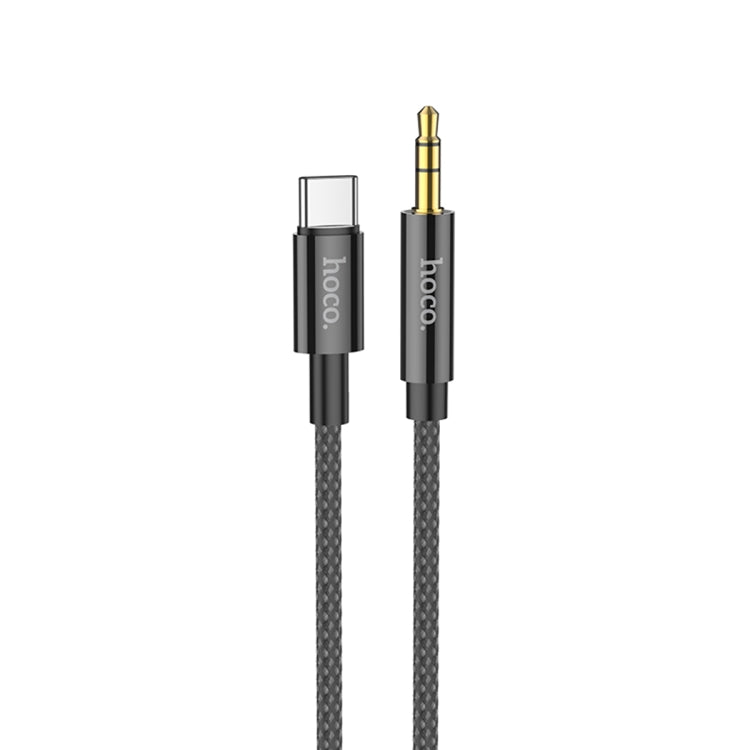 hoco UPA19 Type-C / USB-C Digital Audio Conversion Cable, Length: 1m(Black) - Video & Audio Cable by hoco | Online Shopping South Africa | PMC Jewellery
