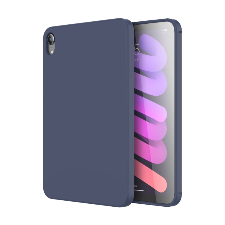 For iPad mini 2024 / mini 6 Mutural Silicone Microfiber Tablet Case(Midnight Blue) - iPad mini 6 Cases by Mutural | Online Shopping South Africa | PMC Jewellery | Buy Now Pay Later Mobicred