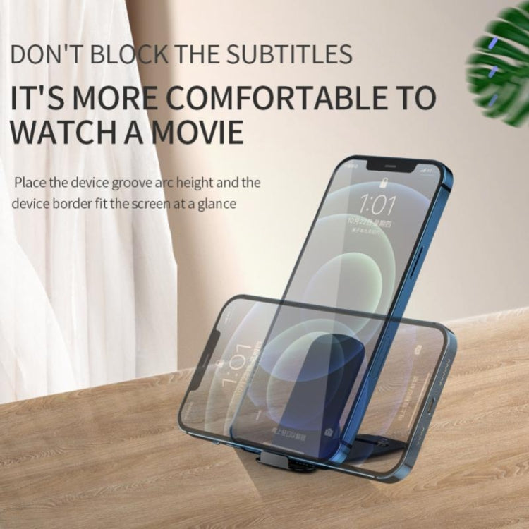 Aluminum Alloy Folding Phone Holder(Silver) - Desktop Holder by PMC TechLife | Online Shopping South Africa | PMC TechLife