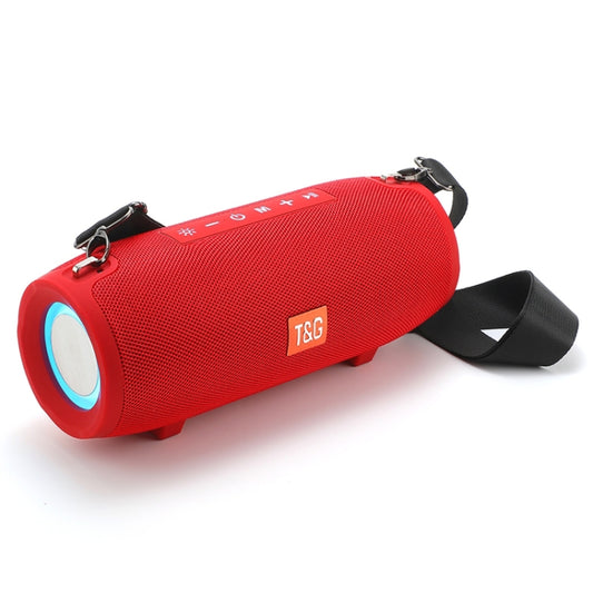 T&G TG322 40W Waterproof Portable LED Bluetooth Speaker(Red) - Desktop Speaker by T&G | Online Shopping South Africa | PMC Jewellery