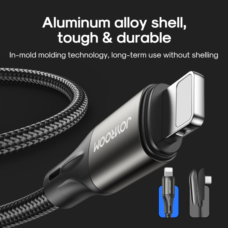 JOYROOM S-2024N1-PD 20W Type-C / USB-C to 8 Pin Fast Charging Cable, Length:2m(Black) - Normal Style Cable by JOYROOM | Online Shopping South Africa | PMC Jewellery