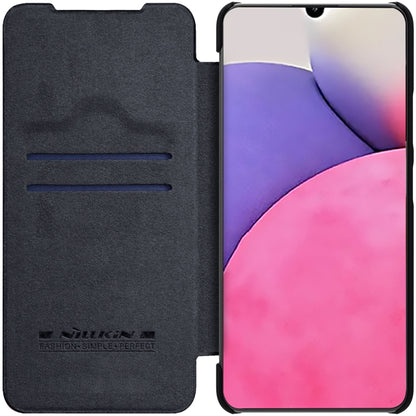 For Samsung Galaxy A33 5G NILLKIN QIN Series Crazy Horse Texture Leather Phone Case(Black) - Galaxy Phone Cases by NILLKIN | Online Shopping South Africa | PMC Jewellery