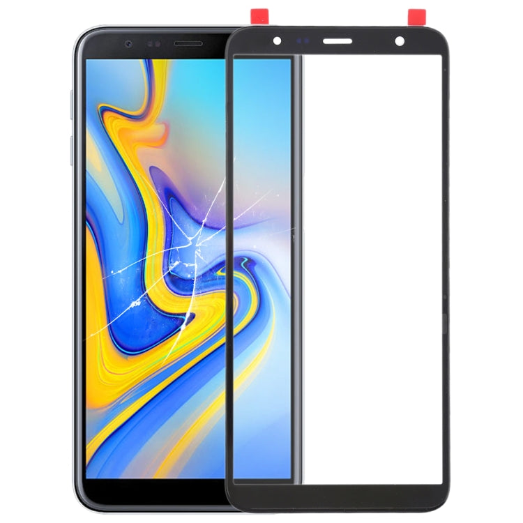 For Samsung Galaxy J4+ / J6+ Front Screen Outer Glass Lens with OCA Optically Clear Adhesive - Outer Glass Lens by PMC Jewellery | Online Shopping South Africa | PMC Jewellery