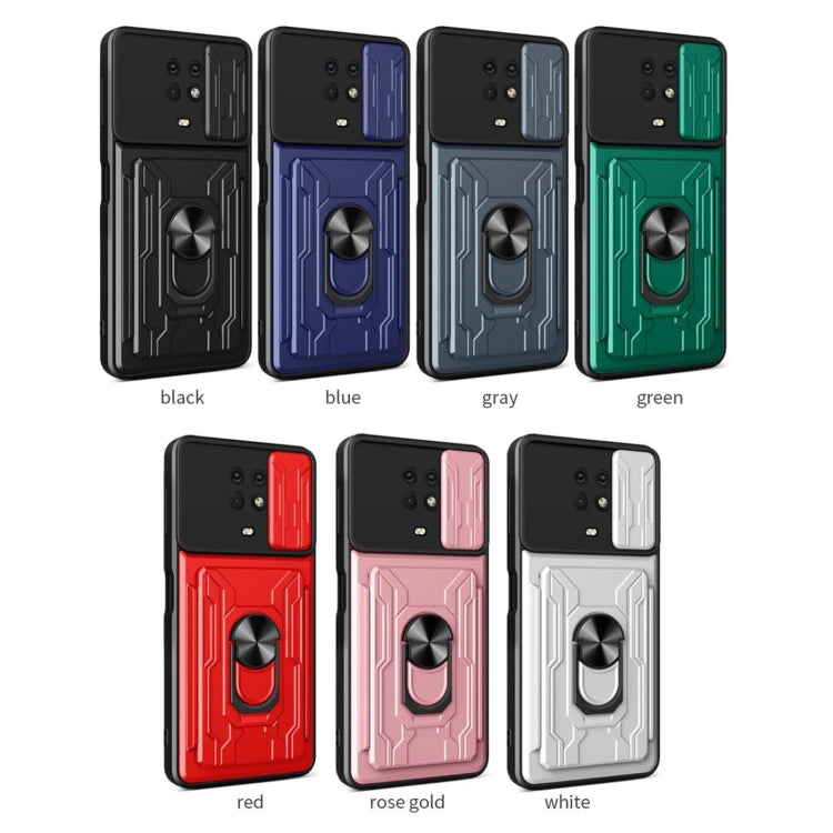 For Nokia G10 Sliding Camshield Card Phone Case(Blue) - free shipping - PMC TechLife - Order now!