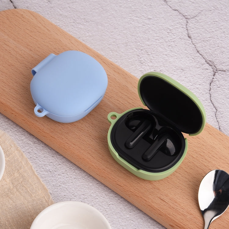 For Xiaomi Redmi Buds 4 Lite Silicone Earphone Protective Case with Hook (Matcha) - Xiaomi Earphone Case by PMC TechLife | Online Shopping South Africa | PMC TechLife