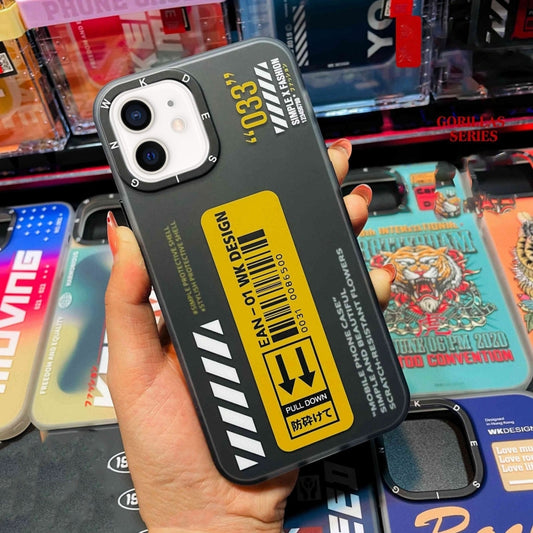 For iPhone 12 WK WPC-015 Gorillas Series Cool PC + TPU Phone Case(WGC-016) - iPhone 12 / 12 Pro Cases by WK | Online Shopping South Africa | PMC Jewellery | Buy Now Pay Later Mobicred