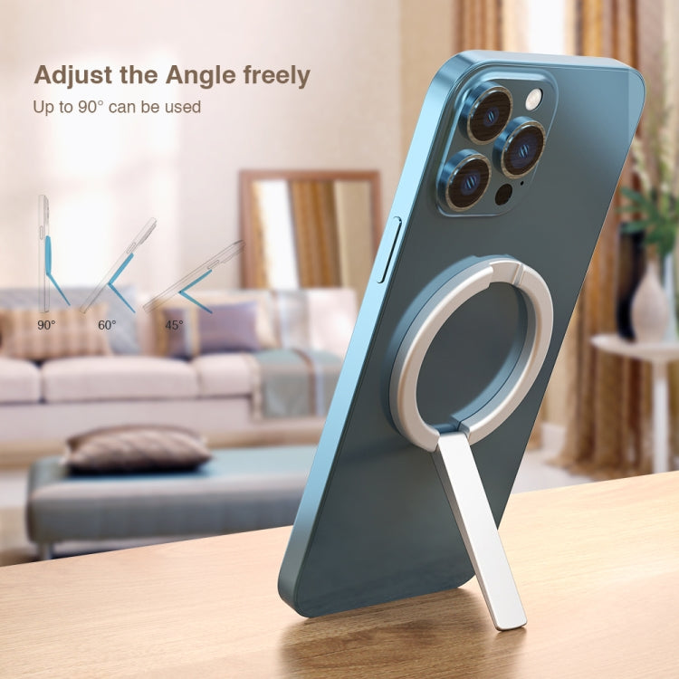 DUX DUICS Stoyobe HF-IV Magnetic Mobile Phone Stand Bracket for iPhone 12 & 13 Series(Black) - Hand-Sticking Bracket by DUX DUCIS | Online Shopping South Africa | PMC TechLife | Buy Now Pay Later Mobicred