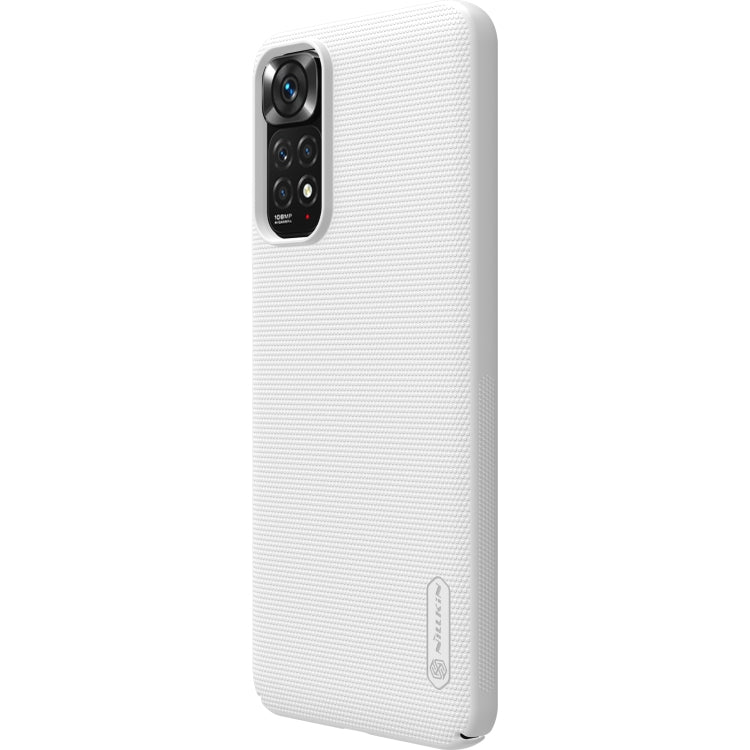 For Xiaomi Redmi Note 11S NILLKIN Frosted PC Phone Case(White) - Xiaomi Cases by NILLKIN | Online Shopping South Africa | PMC TechLife