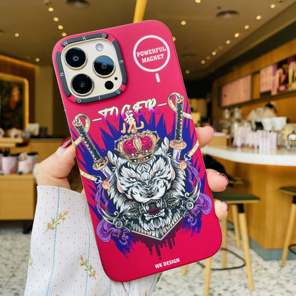 For iPhone 13 Pro Max WK WPC-019 Gorillas Series Cool Magnetic Phone Case (WGM-002) - iPhone 13 Pro Max Cases by WK | Online Shopping South Africa | PMC Jewellery