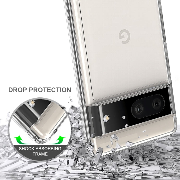 For Google Pixel 7 Scratchproof TPU + Acrylic Protective Case(Transparent) - free shipping - PMC TechLife - Order now!