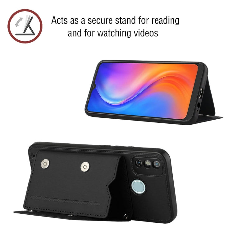 For Tecno Spark 6 Go / Go 2020 Skin Feel PU + TPU + PC Phone Case(Black) - free shipping - PMC TechLife - Order now!