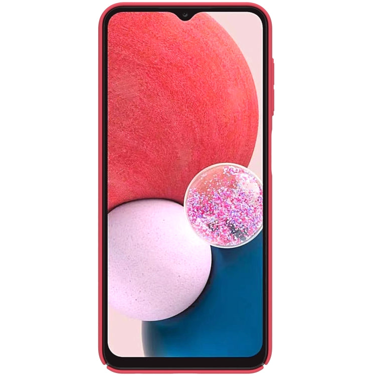 For Samsung Galaxy A13 4G NILLKIN Frosted PC Phone Case(Red) - Galaxy Phone Cases by NILLKIN | Online Shopping South Africa | PMC Jewellery