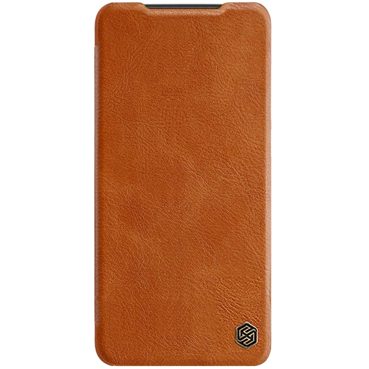 For Xiaomi Redmi Note 11 Global NILLKIN QIN Series Crazy Horse Texture Leather Case(Brown) - Xiaomi Cases by NILLKIN | Online Shopping South Africa | PMC TechLife | Buy Now Pay Later Mobicred