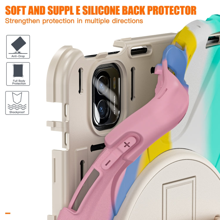 For Xiaomi Pad 5 / Pad 5 Pro Silicone + PC Tablet Case(Colorful Pink) -  by PMC TechLife | Online Shopping South Africa | PMC TechLife