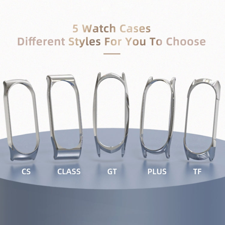 For Xiaomi Mi Band 6 / 5 / 4 / 3 Mijobs Flat Hole Silicone Watch Band, Style:CS Case(Orange+Black) - free shipping - PMC TechLife - Order now!