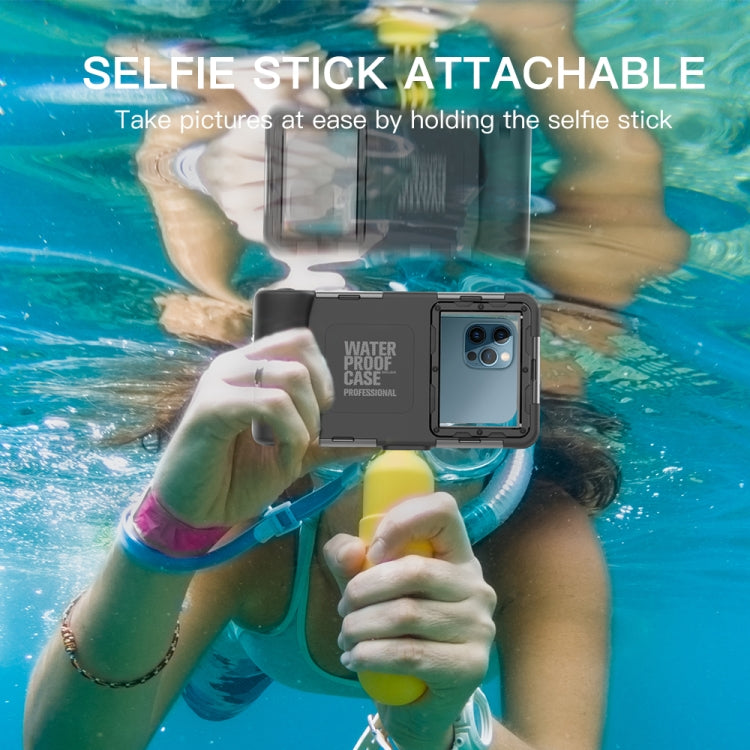 RedPepper 2nd Generation Diving Waterproof Protective Case, Waterproof depth: 15m(Black) - free shipping - PMC TechLife - Order now!