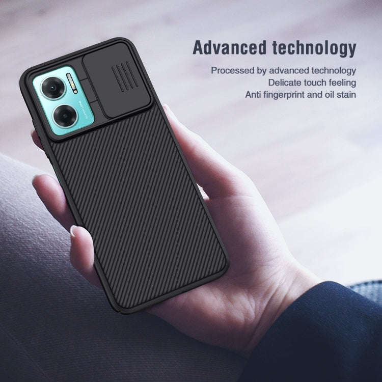 For Xiaomi Redmi Note 11E 5G / Redmi 10 5G NILLKIN Black Mirror Series Camshield PC Phone Case(Black) - Xiaomi Cases by NILLKIN | Online Shopping South Africa | PMC TechLife | Buy Now Pay Later Mobicred