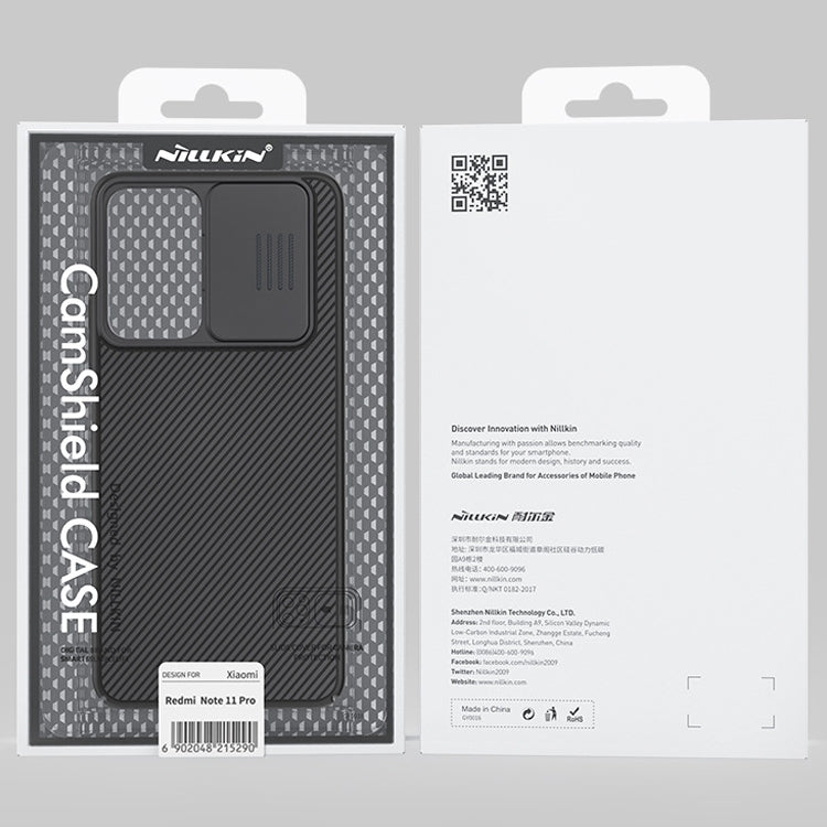 For Xiaomi Redmi Note 11E 5G / Redmi 10 5G NILLKIN Black Mirror Series Camshield PC Phone Case(Blue) - Xiaomi Cases by NILLKIN | Online Shopping South Africa | PMC TechLife | Buy Now Pay Later Mobicred