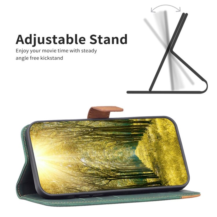 For Samsung Galaxy A53 BF11 Color Matching Skin Feel Leather Phone Case(Green) - free shipping - PMC TechLife - Order now!