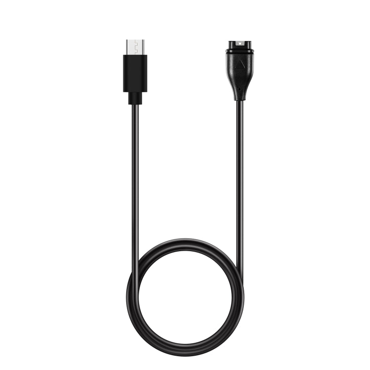 For Garmin Descent G1/Fenix 7/Tactix 7 Universal Type-C / USB-C Smart Watch Charging Cable, Length: 1m(Black) - free shipping - PMC TechLife - Order now!