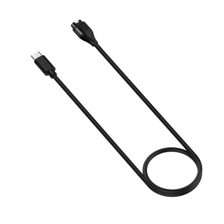 For Garmin Descent G1/Fenix 7/Tactix 7 Universal Type-C / USB-C Smart Watch Charging Cable, Length: 1m(Black) - free shipping - PMC TechLife - Order now!