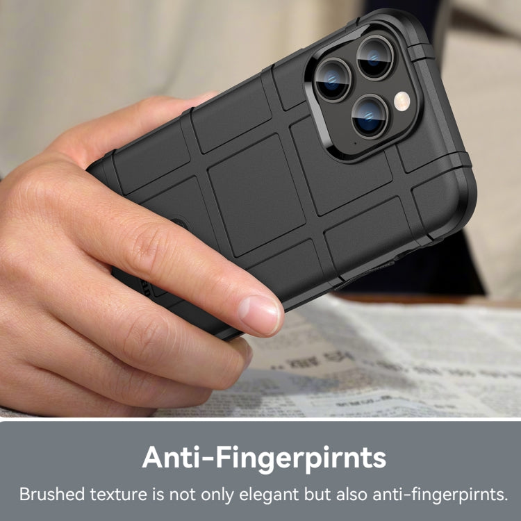 For iPhone 14 Pro Max Rugged Shield Full Coverage Shockproof TPU Case (Black) - iPhone 14 Pro Max Cases by PMC TechLife | Online Shopping South Africa | PMC TechLife | Buy Now Pay Later Mobicred