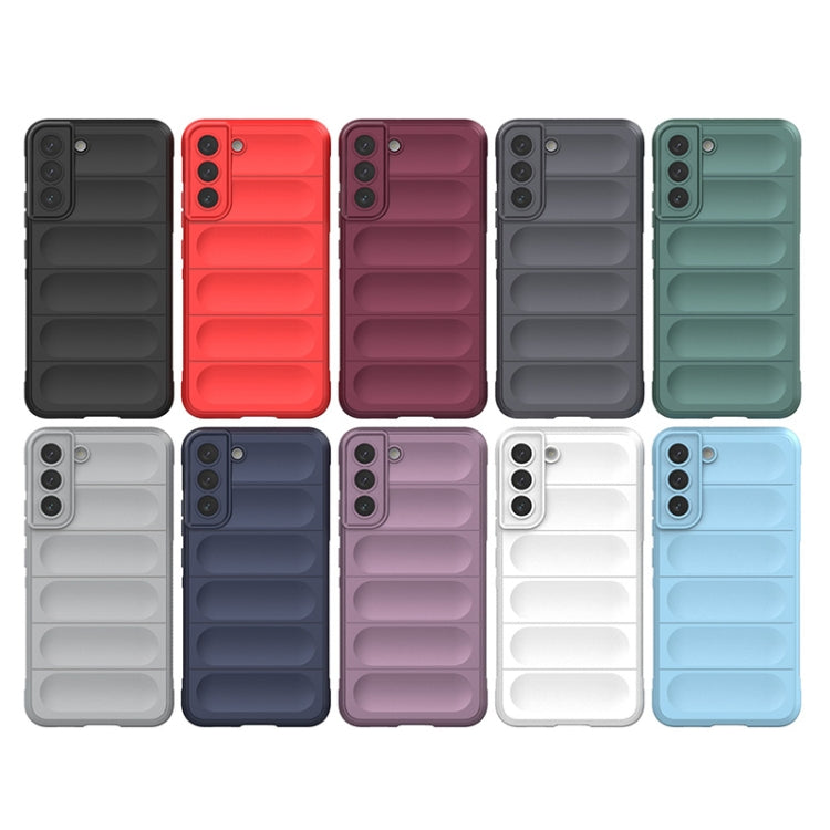 For Samsung Galaxy S22+ 5G Magic Shield TPU + Flannel Phone Case(Red) - Galaxy S22+ 5G Cases by PMC TechLife | Online Shopping South Africa | PMC TechLife | Buy Now Pay Later Mobicred