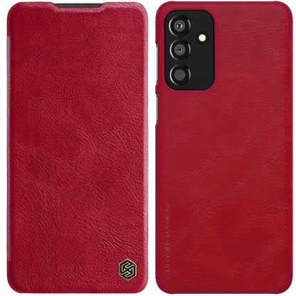 For Samsung Galaxy F23 / M23 5G NILLKIN QIN Series Crazy Horse Texture Leather Case(Red) - Galaxy Phone Cases by NILLKIN | Online Shopping South Africa | PMC Jewellery