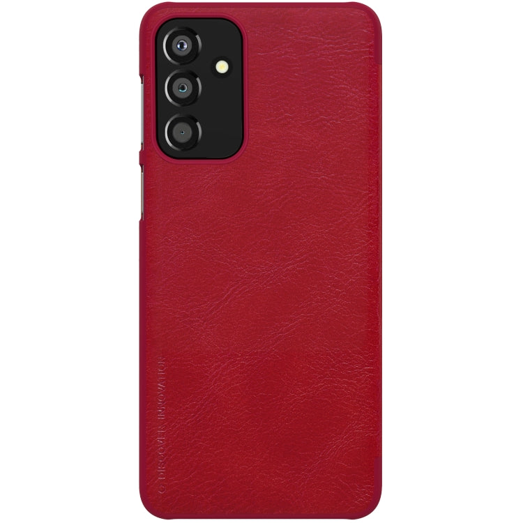 For Samsung Galaxy F23 / M23 5G NILLKIN QIN Series Crazy Horse Texture Leather Case(Red) - Galaxy Phone Cases by NILLKIN | Online Shopping South Africa | PMC Jewellery