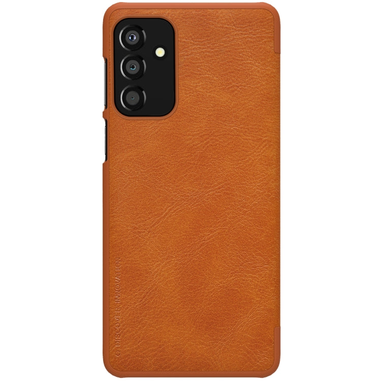 For Samsung Galaxy F23 / M23 5G NILLKIN QIN Series Crazy Horse Texture Leather Case(Brown) - Galaxy Phone Cases by NILLKIN | Online Shopping South Africa | PMC Jewellery