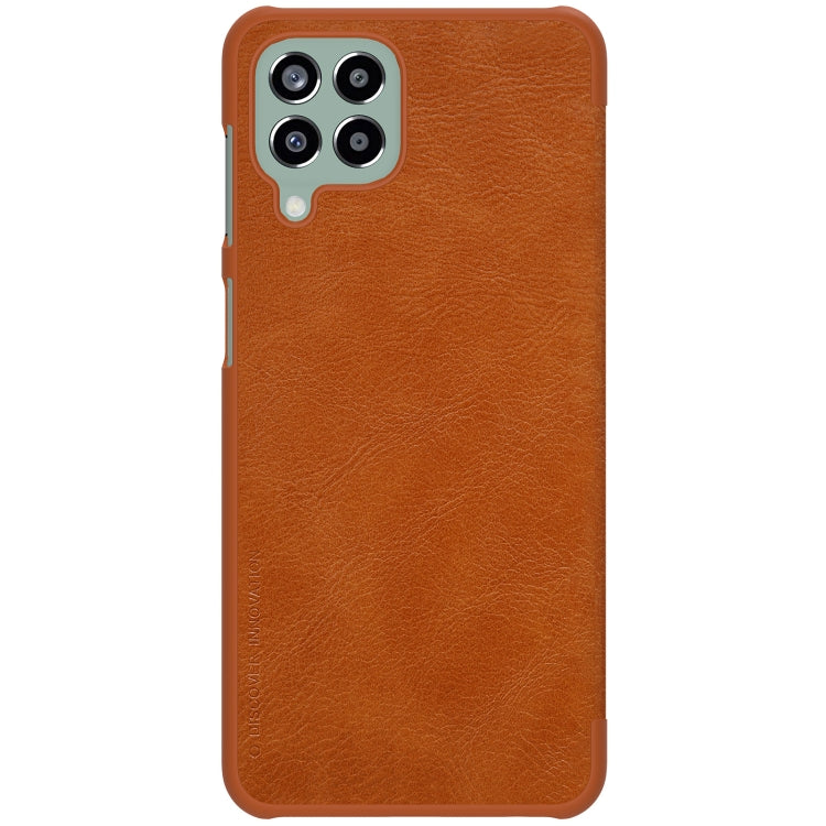 For Samsung Galaxy M33 5G NILLKIN QIN Series Crazy Horse Texture Leather Case(Brown) - Galaxy Phone Cases by NILLKIN | Online Shopping South Africa | PMC Jewellery