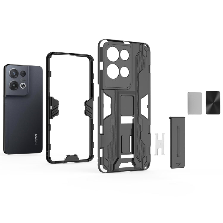 For OPPO Reno8 Pro 5G Supersonic PC + TPU Shock-proof Phone Case(Green) - OPPO Cases by PMC TechLife | Online Shopping South Africa | PMC TechLife | Buy Now Pay Later Mobicred