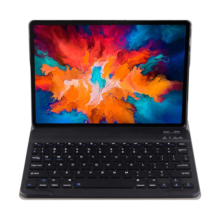For Lenovo Tab M10 HD Gen 2 Bluetooth Keyboard Leather Tablet Case(Black) - Lenovo Keyboard by PMC TechLife | Online Shopping South Africa | PMC TechLife