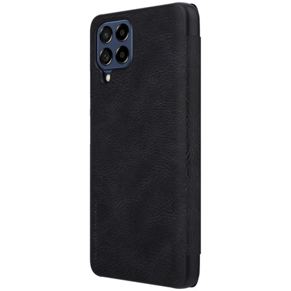 For Samsung Galaxy M53 5G NILLKIN QIN Series Crazy Horse Texture Leather Phone Case(Black) - Galaxy Phone Cases by NILLKIN | Online Shopping South Africa | PMC Jewellery