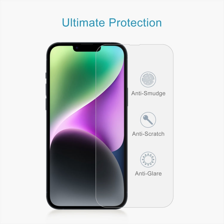 For iPhone 14 10pcs 0.26mm 9H 2.5D Tempered Glass Film - iPhone 14 Tempered Glass by PMC TechLife | Online Shopping South Africa | PMC TechLife