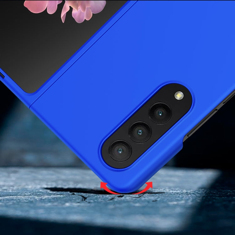 For Samsung Galaxy Z Fold4 Big Hole Fuel Injection PC Skin Feel Phone Case(Black) - Galaxy Z Fold4 5G Cases by PMC TechLife | Online Shopping South Africa | PMC TechLife | Buy Now Pay Later Mobicred