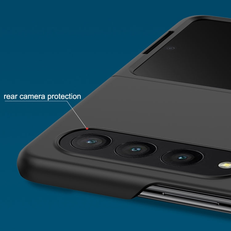 For Samsung Galaxy Z Fold4 Big Hole Fuel Injection PC Skin Feel Phone Case(Black) - Galaxy Z Fold4 5G Cases by PMC TechLife | Online Shopping South Africa | PMC TechLife | Buy Now Pay Later Mobicred