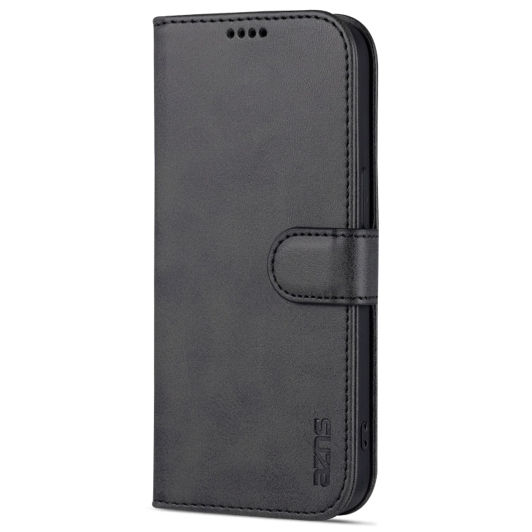 For iPhone 14 Pro Max AZNS Skin Feel Calf Texture Horizontal Flip Leather Case (Black) - iPhone 14 Pro Max Cases by AZNS | Online Shopping South Africa | PMC TechLife | Buy Now Pay Later Mobicred