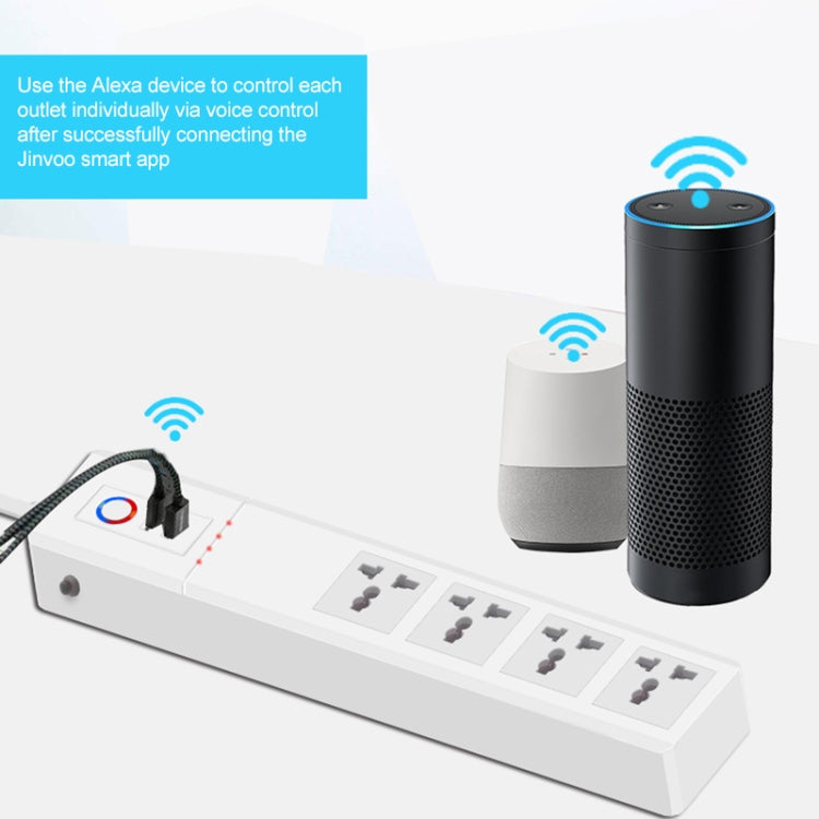 ZigBee 16A SM-SO306-M 4 Holes + 2 USB Multi-purpose Smart Power Strip(EU Plug) - Smart Socket by PMC TechLife | Online Shopping South Africa | PMC TechLife