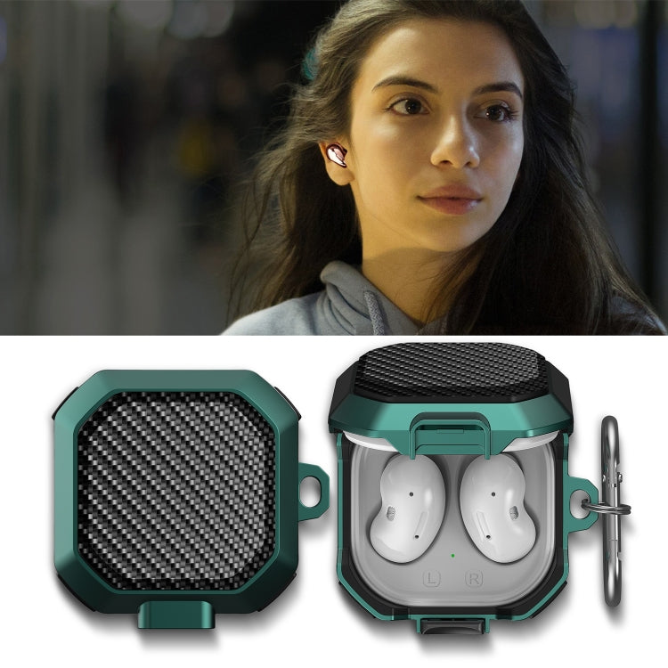 For Samsung Galaxy Buds Live/Buds Pro/Buds 2/2 Pro Anti-fall Earphones Case with Switch (Purple) - Samsung Earphone Case by PMC TechLife | Online Shopping South Africa | PMC TechLife
