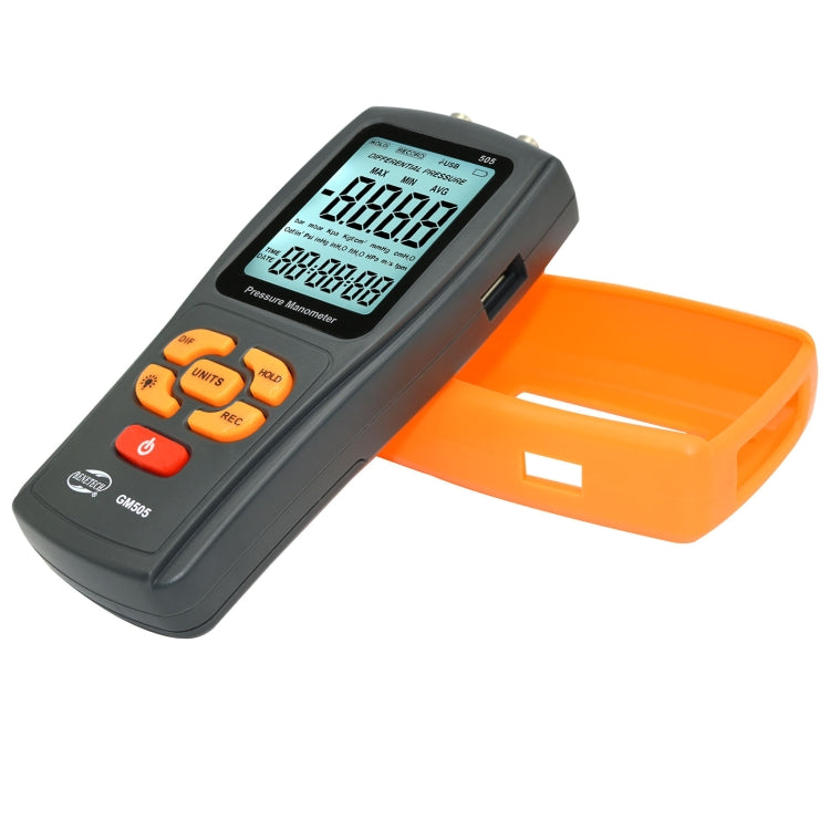 BENETECH GM505 Portable Pressure Gauge, Battery Not Included - free shipping - PMC TechLife - Order now!
