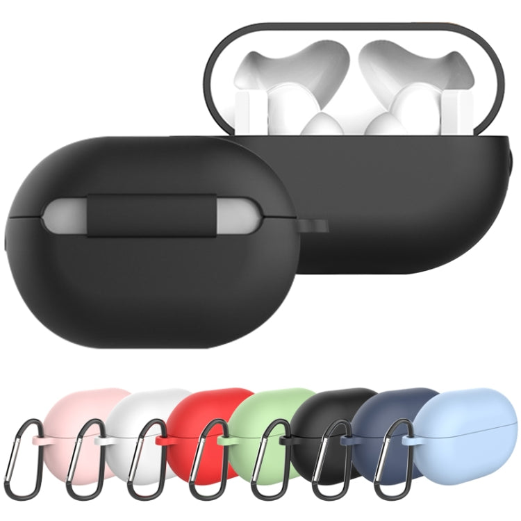 Earphone Silicone Protective Case for Huawei FreeBuds Pro, Type:with Buckle(Blue) - Huawei Earphone Case by PMC TechLife | Online Shopping South Africa | PMC TechLife