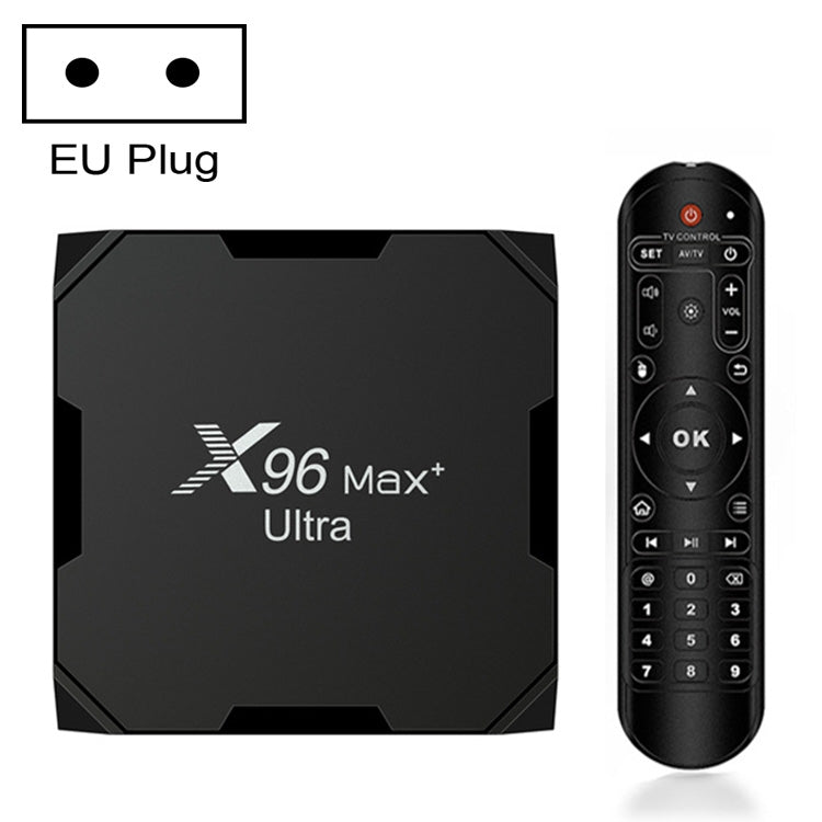 X96 Max+ Ultra 4GB+32GB Amlogic S905X4 8K Smart TV BOX Android 11.0 Media Player, Plug Type:EU Plug - Others by PMC TechLife | Online Shopping South Africa | PMC TechLife