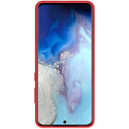 For Galaxy S20 Ultra / S20 Ultra 5G NILLKIN Feeling Series Liquid Silicone Anti-fall Mobile Phone Protective Case(Red) - Galaxy Phone Cases by NILLKIN | Online Shopping South Africa | PMC Jewellery