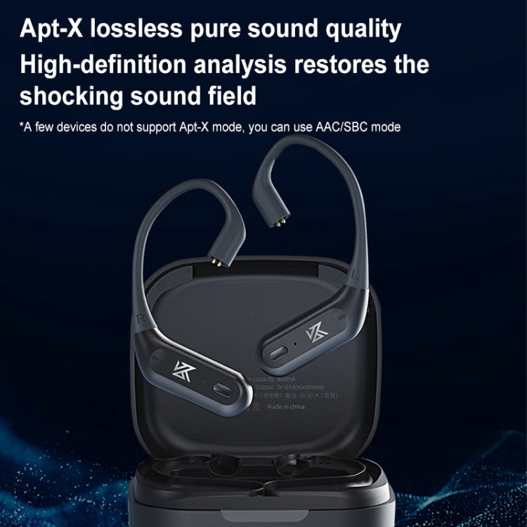KZ-AZ09 PRO 5.2 Wireless Qualcomm Bluetooth Headset Earhook 5.2 Wireless Qualcomm Bluetooth Module 0.78/0.75 Interface Applicable(Black) - free shipping - PMC TechLife - Order now!