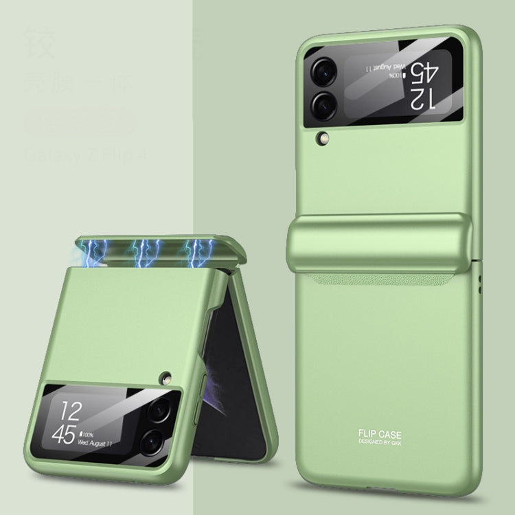 For Samsung Galaxy Z Flip4 GKK Magnetic Fold All-inclusive Protective Phone Case(Matcha Green) - Galaxy Z Flip4 5G Cases by GKK | Online Shopping South Africa | PMC Jewellery