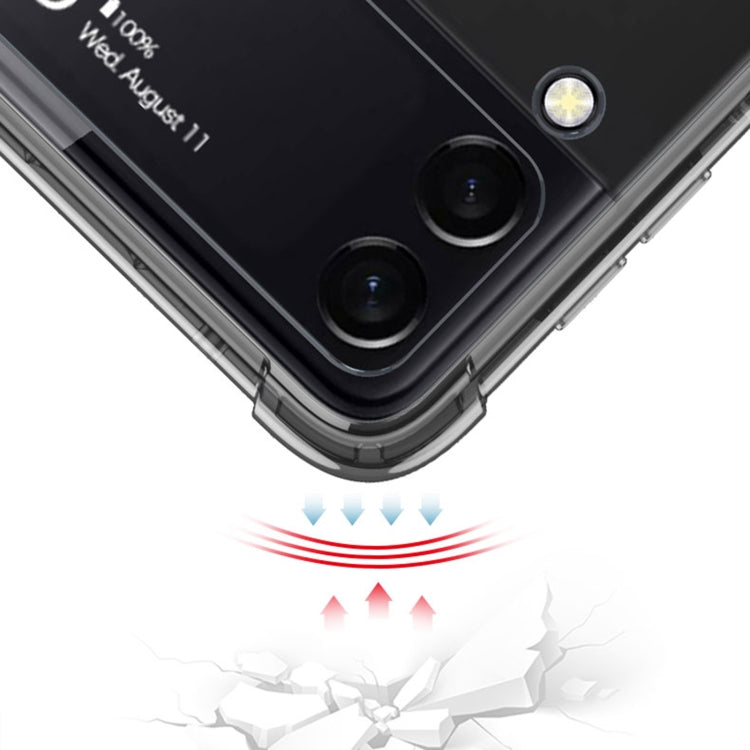 For Samsung Galaxy Z Flip4 GKK Airbag Protective Phone Case with Ring & Pen(Black) - Galaxy Z Flip4 5G Cases by GKK | Online Shopping South Africa | PMC TechLife