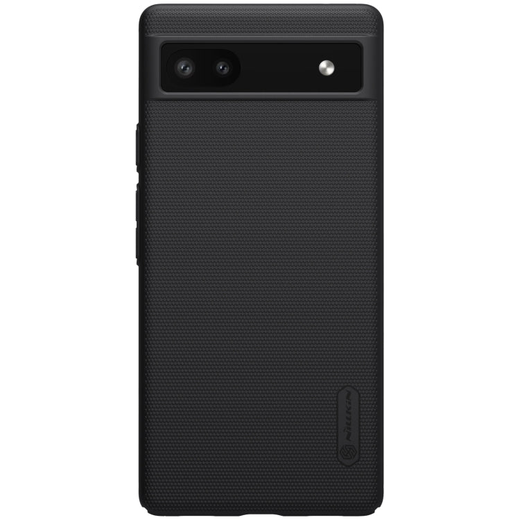For Google Pixel 6a NILLKIN Frosted PC Phone Case(Black) - Google Cases by NILLKIN | Online Shopping South Africa | PMC Jewellery